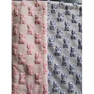 Jacquand Polyester fabrics for kids and Cute designs dressing and blanket AZO