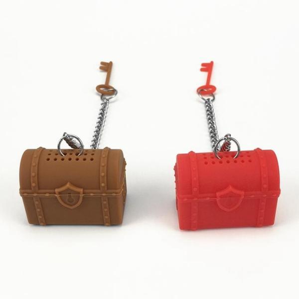 Best cute treasure case shape tea strainer filter travel buddy non plastic loose