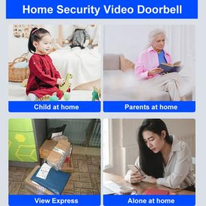 Glomarket Smart Video Doorbell 1080P Take Picture Wireless WIFI Doorbell For