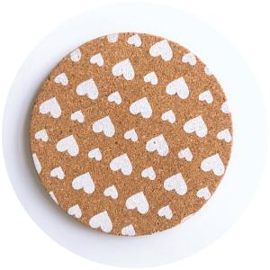 Quality Dia4&quot; Natural Cork Coasters Round Antitear for sale