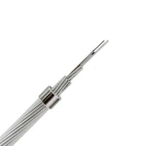 OPGW Optical Ground Wire Fiber Optical Cable 12 24 Hilos Core For Aerial