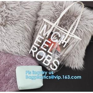 PVC bags clear lady cosmetic bag, transparent waterproof pvc cheap beach bags,