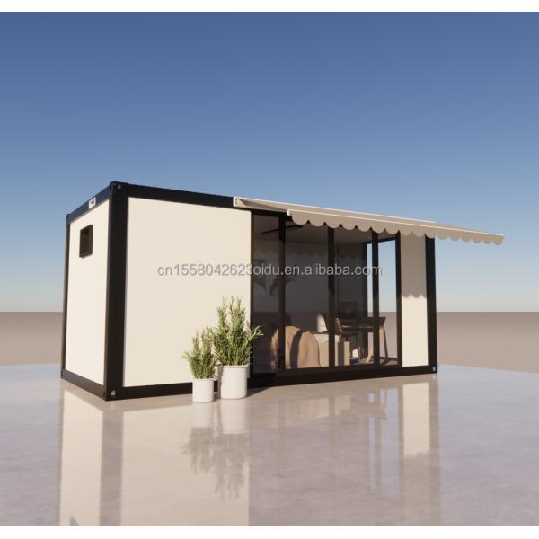 Hotel Accommodation 20ft Prefabricated Detachable House with Galvanized Steel Bending 180g and Customizable Design