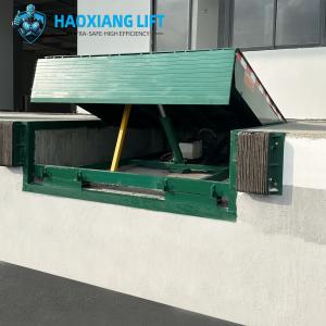 Hydraulic Dock Ramp Blue - High-Strength 8T-20T - Customizable Height No Pit