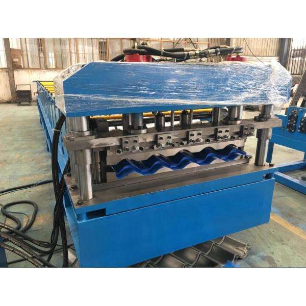 5 - 8 m / min Fast Speed Color Steel Roof Tile Forming Machine One Complete