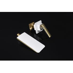 Wall Mounted Bathroom Waterfall Basin Faucet 2 Hole 1 Handle