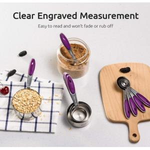 NonBPA Stainless Steel Kitchen Utensil Sets Measuring Spoon Set FDA Approved