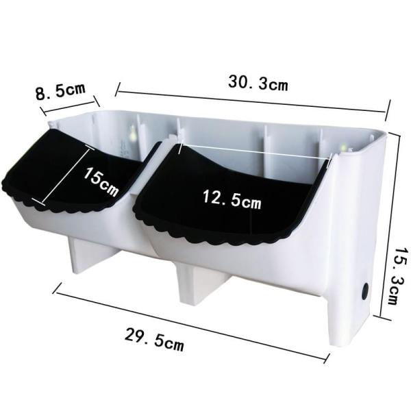 Plastic Hang Up On Wall Can Overlay H15cm Indoor Plants Self Watering Pots