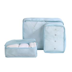 3 In 1 Set Light Weight Travel Organizer Bag Cubes Polyester With Coating