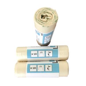 Nontoxic Kitchen Biodegradable Bin Bags , Leakproof Compostable Trash Can Liners