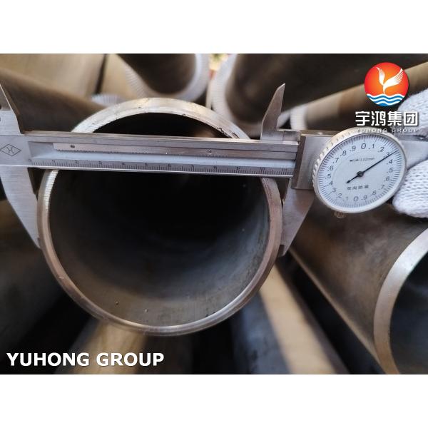 ASTM A312 TP316L Helical Spiral Serrated Finned Tube With SS316L Fins For Heat Exchanger