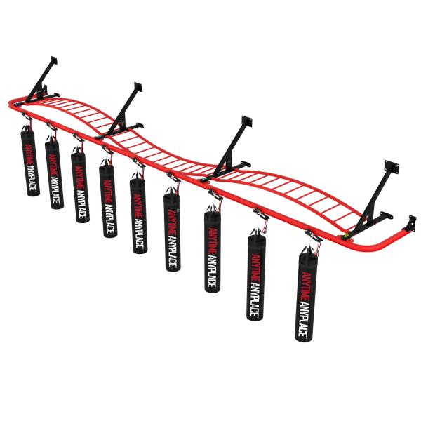 Professional Boxing Bag Stand Foldable Adjustable Track Punching Bag Support