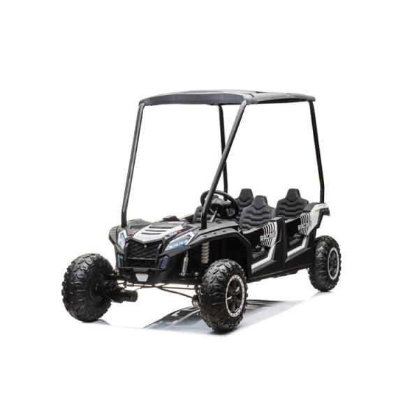 24v Battery 4x4 Plastic UTV Four-Seat Children's Electric Car with Carport 4-Wheeler