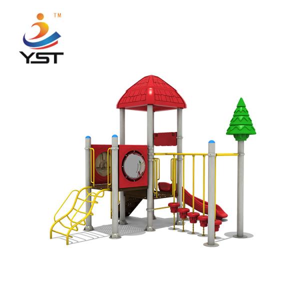 Buy Adventure Park Amusement Kids Playground Slide With Dia 114MM Columns at wholesale prices