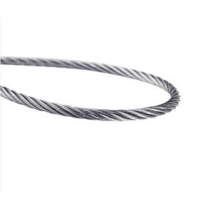 AiSi Standard 6x7 FC Galvanized Steel Wire Rope Strong and Sturdy for Any