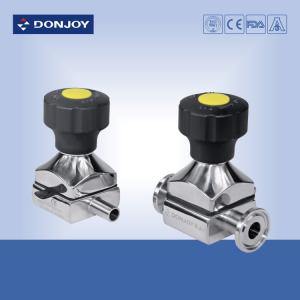 Mini Direct way Clamp Sanitary Diaphragm Valve with plastic handwheel