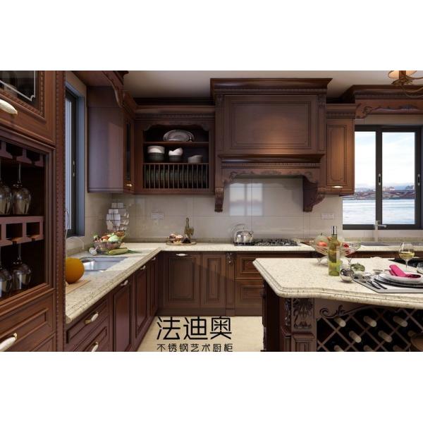 Stainless Steel Cabinets With Chinese Elegance Merging Tradition With Modern Durability