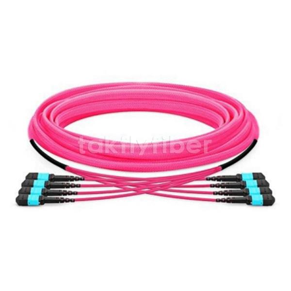 Buy 12/24/48/96/144 cores LC SC FC MPO MTP Trunk Cable Jumper Fiber Optic Patchcord at wholesale prices