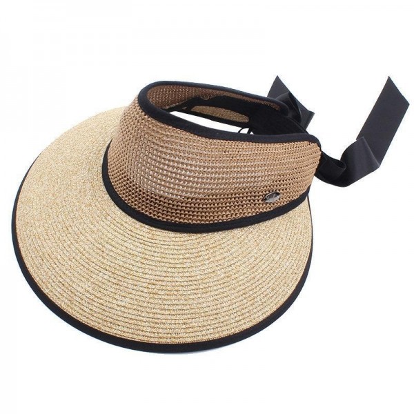 Buy Bowknot Backside Big Brim Sun Hat at wholesale prices