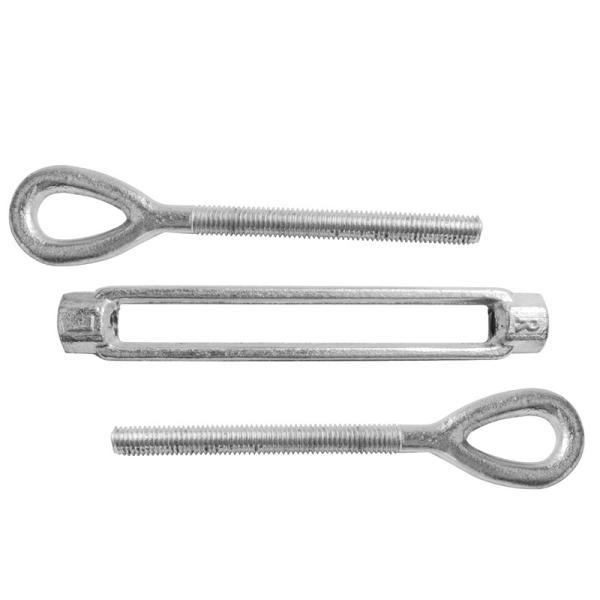 Buy Slivery Turnbuckles Eye Eye Adjustable Wire Rope Turnbuckle of Stainless Steel 304 316 at wholesale prices