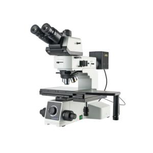 Quality Metallurgical Dark Field Microscope 50X 500X Bright Ground Trinocular for sale
