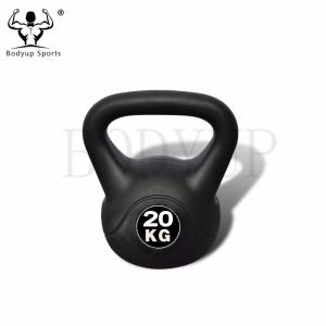 PE And Cement Material Fitness Equipment Kettlebells With Sand Filled