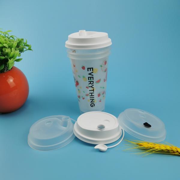 Buy 500ml 16oz Matte PP BPA Free Boba Plastic Cup at wholesale prices