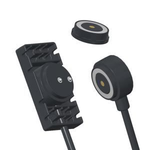 High Current 10A Male Female Magnetic 2P Pogo Charger Cable Connector With TPC