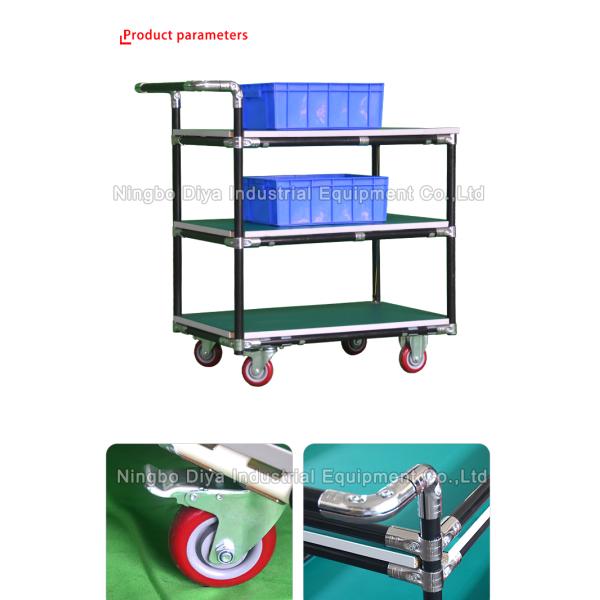 Hand Tool Push Cart Lean Pipe Assembly With Antistatic Pasting Panel