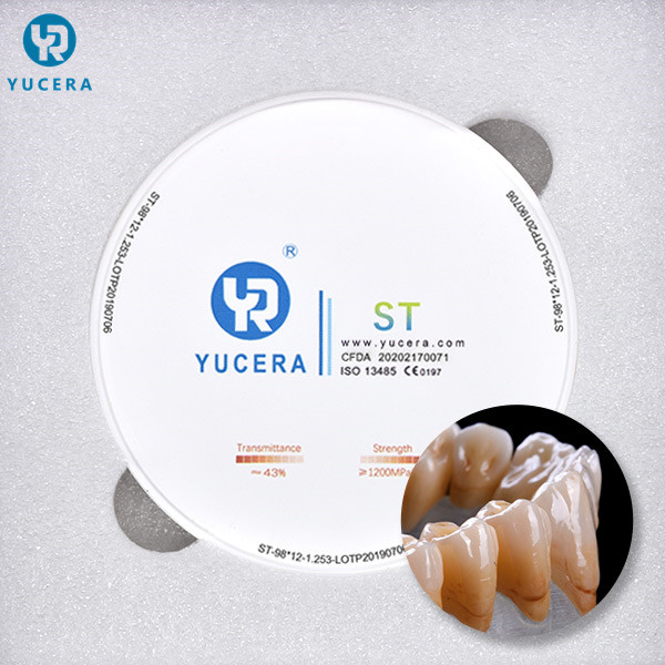 Buy Open System CAD/CAM Milling ST Translucent Zirconia Blocks at wholesale prices