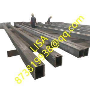 Q235B 10M Hot-dip Galvanized Rectangular Street Lighting Steel Poles