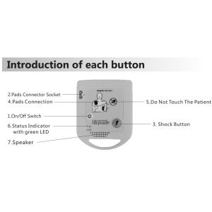 Small Cpr Aed Training Devices , Automatic Emergency Defibrillator With