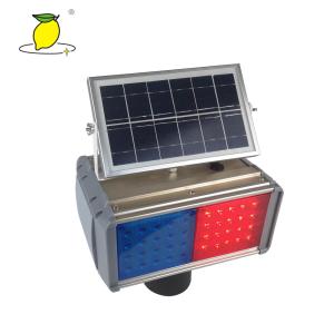 LED Solar Barricade Warning Light For Road Construction