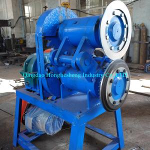 Wear Resisting Waste Tire Strip Cutter 1t/h