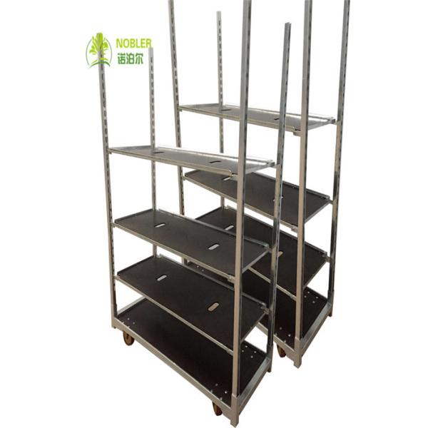 Customized Hot Galvanized Plywood Danish Flower Trolley For Transport