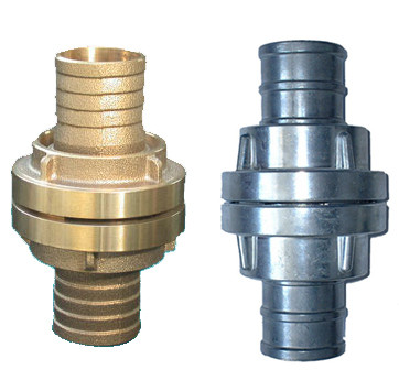Hose End Brass Storz Fire Hose Fittings , Male Female Connection Fire Hydrant
