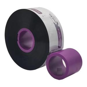 Custom black 55mmx 600m High Speed TTO thermal transfer ribbon for Markem
