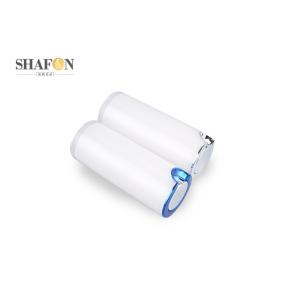 White Color Acrylic Lotion Bottle 30ml Cylinder Shape SGS Certification