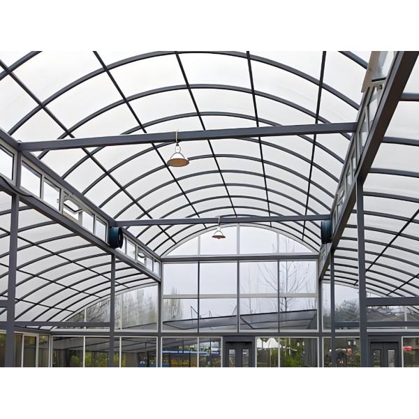 Aquaculture Steel Structure Solar Greenhouse with Quilt Rolling Shutter and