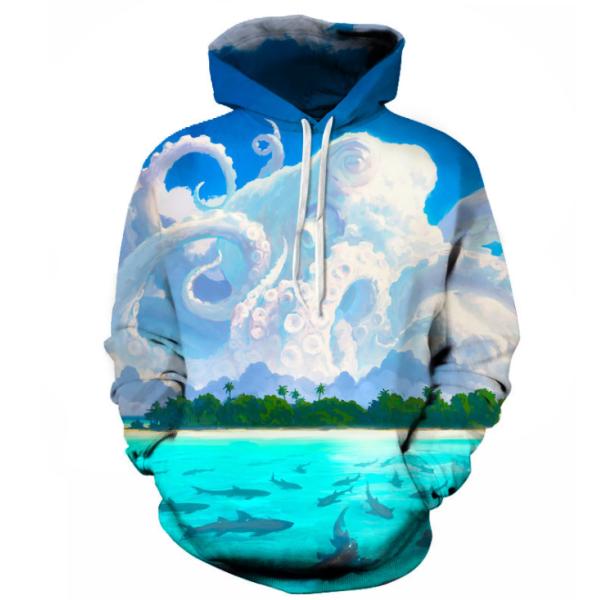 Stylish Custom Sublimated Sweatshirts , Fleece Xxxxl Mens Hooded Jumper