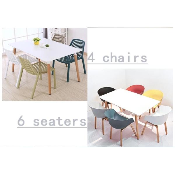 Home MDF Tea / Coffee Modern Wood Dinning Table