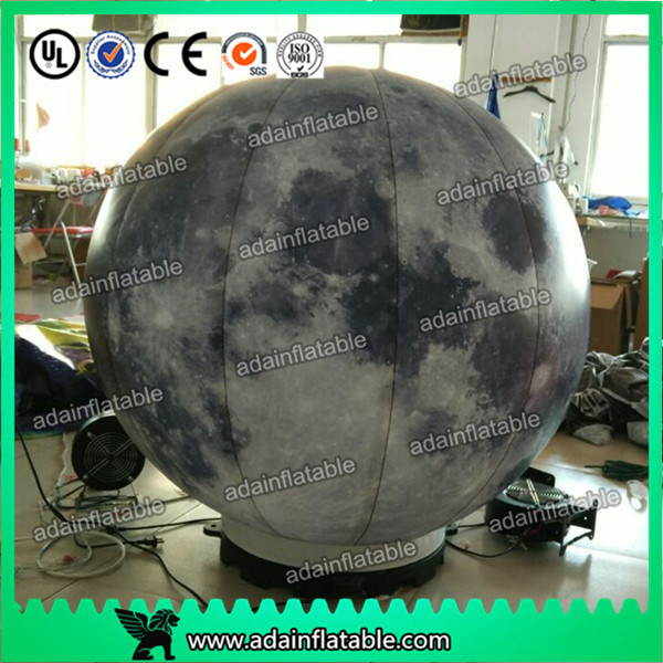 Buy 2m Customized Inflatable Moon Planet Decoration With LED Light at wholesale prices