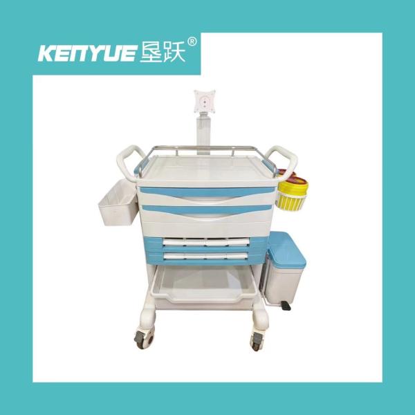 Buy Emergency Medical Treatment Trolley Drug Delivery Cart With Optional Parts at wholesale prices