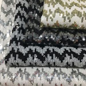 Embroidery Pink Sequin Tablecloth Professional Elegant Hometextile Stripe