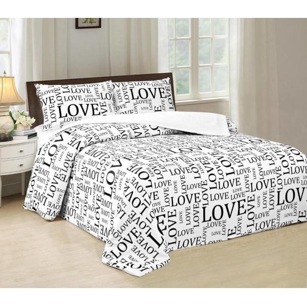 Disperse Printed Four Piece Bedroom Set No Bleaching With PVC Booking Packing