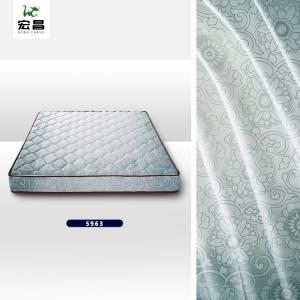 Tear Resistant Grey 65g-100gsm Polyester Mattress Fabric 43D