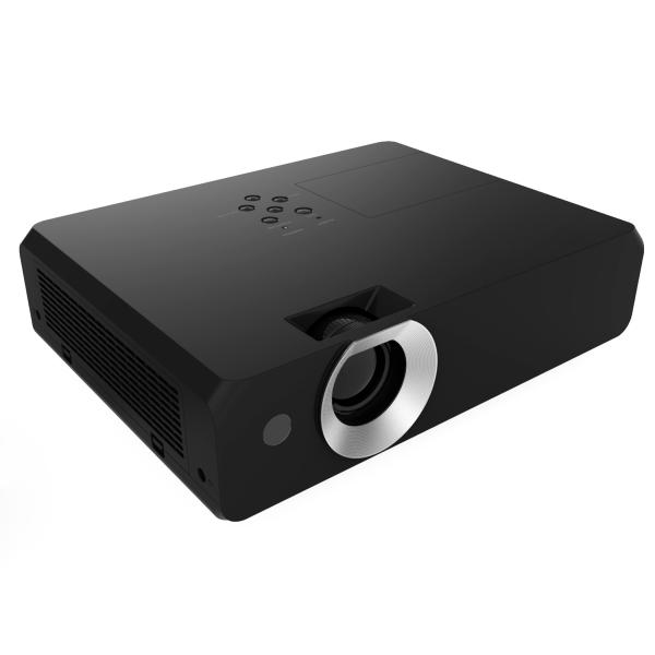 Buy 3700 lumens Native 1280*800 LCD multimedia projector long throw 1*10W Speaker high definition office home WXGA at wholesale prices