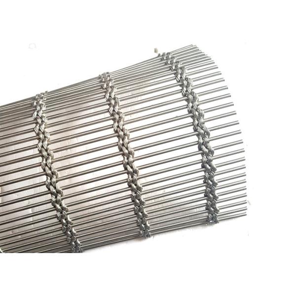 Buy Rolling Shutters Architectural Wire Mesh with Steel Rod And Cable Rope Wire at wholesale prices