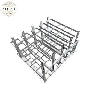 Aluminum Rocket / Missile Firework Iron Racks Customizable