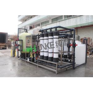 15000L Drinking Water Filtration Machine UF System Ultrafiltration 1 Year
